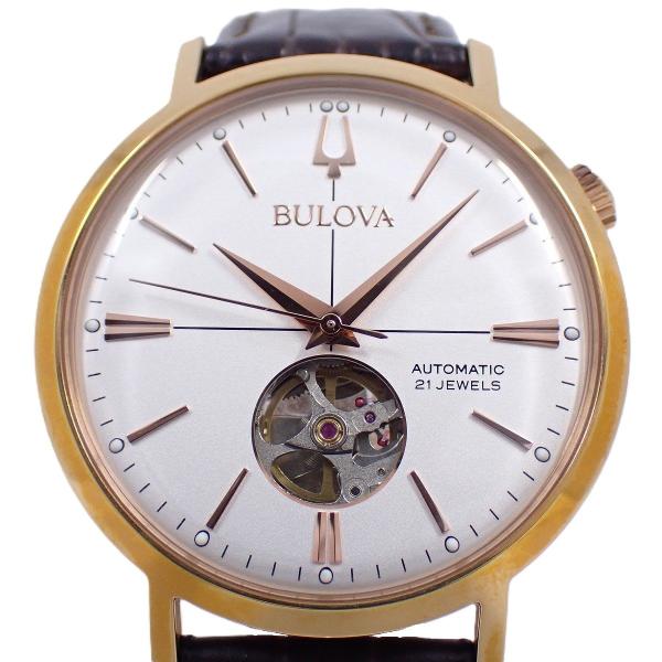 BULOVA（ブローバ） クラシック 自動巻き メンズ ピンクゴールド色