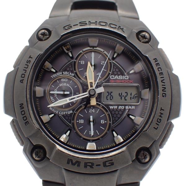 MR-G カシオ G-SHOCK ソーラー電波 フルメタルクロノグラフ チタン