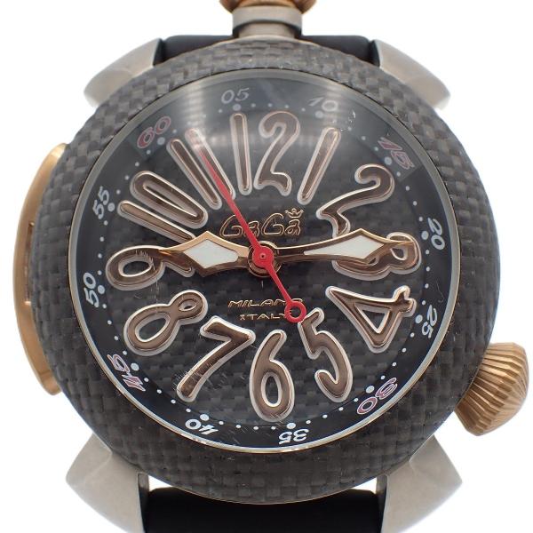 【即発送出来ます】ガガミラノ ダイビング 48mm ダイビング ガガミラノ ダイビング48MM 自動巻き メンズ 腕時計 チタン