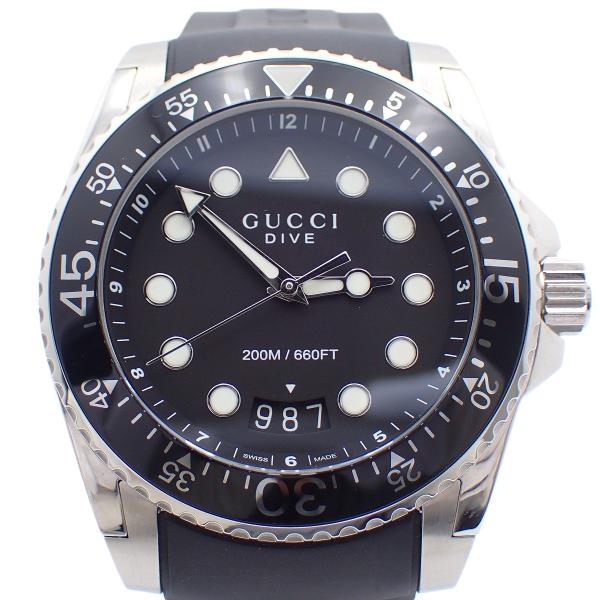 GUCCI（グッチ） 136.2 ダイヴ 200M防水 クォーツ メンズ 腕時計