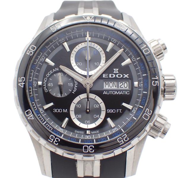 グランドオーシャン EDOX エドックス クロノグラフ 自動巻き メンズ