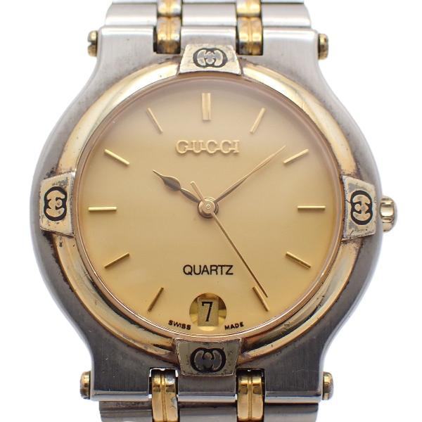 GUCCI（グッチ） 9000M クォーツ メンズ 腕時計 コンビ ゴールド文字盤