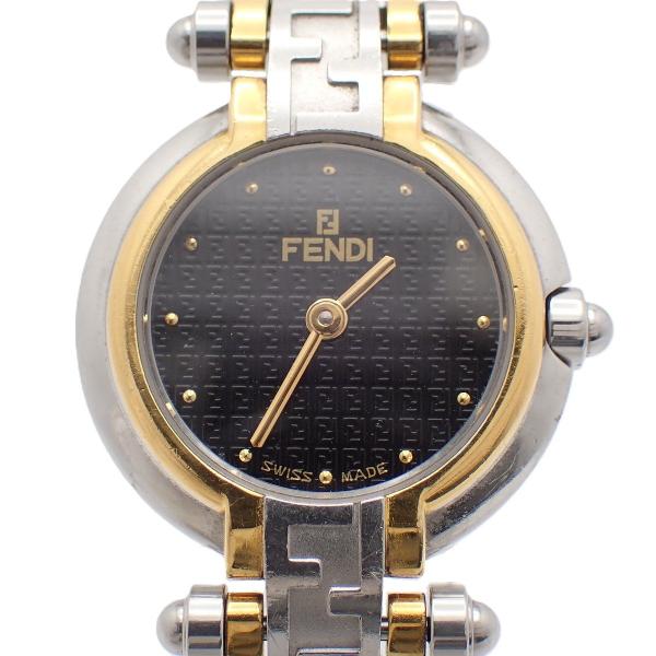 FENDI（フェンディ） 760L クォーツ レディース 腕時計 コンビ 黒文字