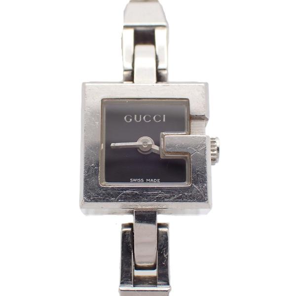 GUCCI（グッチ） 102 Gミニ クォーツ レディース 腕時計 黒文字盤 純正