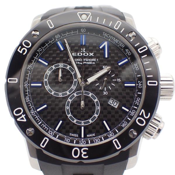 クロノオフショア-1 EDOX エドックス クロノオフショア1 クロノグラフ
