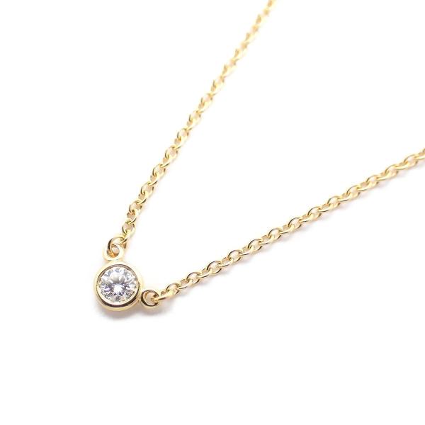 TIFFANY&Co バイザヤードネックレス　エルサペレッティAu750 Elsa Peretti TIFFANY&Co. ティファニー エルサペレッティ