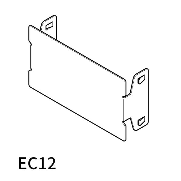 【即納・在庫品】EC12 ネグロス電工 エンドキャップ 溶融亜鉛めっき鋼板 DP12タイプ