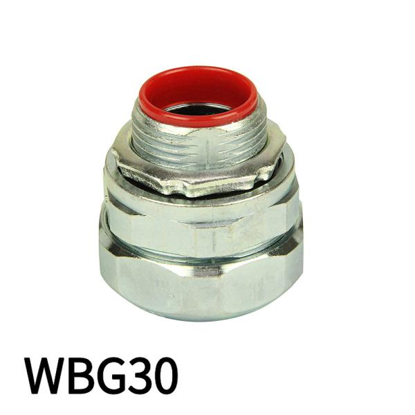 【即納・在庫品】WBG30 三桂製作所 防水プリカ用附属品 コネクタ  おねじ付き 厚鋼電線管用