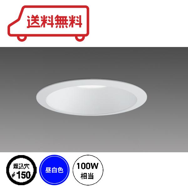 LEDベースダウンライト 昼白色 100W相当 埋込穴φ150 (EL-DU101NM AHN+EL-D04/3) 三菱電機  EL-D04/3(101NM) AHN