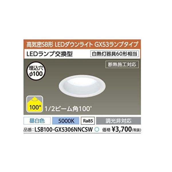 IRIS OHYAMA 【即納・在庫品】LSB100-GX5306NNCSW アイリス