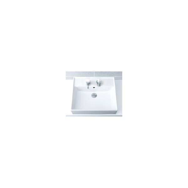 LIXIL（リクシル） L-555N BW1(ピュアホワイト) 角形洗面器 ベッセル