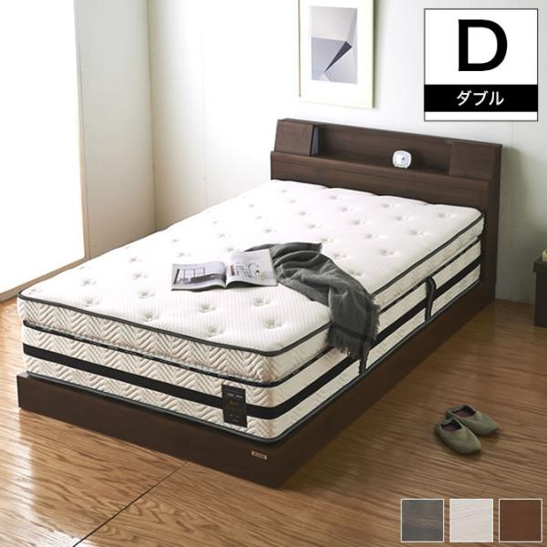 【サコリン】匠モデルマットレス セミダブルベッド 棚 コンセント付 SG サコリン様専用】匠モデルマットレス セミダブルベッド 棚