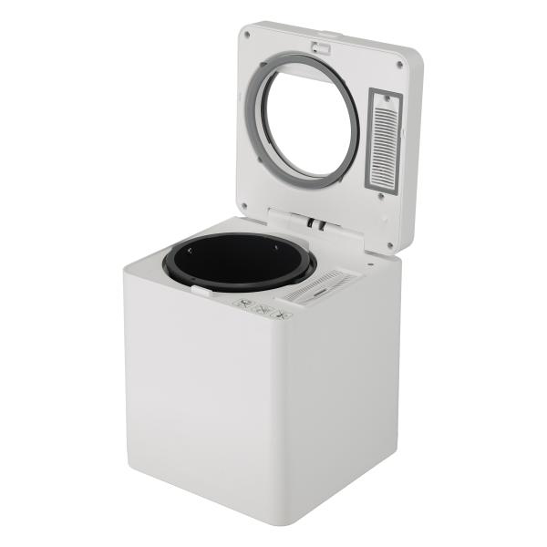 本体は小さく(23cm×23cm×27.5cm)、処理容量は大きく(2.5リットル)！美しいスクエアデザイン。高速モードは4時間で約85%、標準モードは6時間で約90%の食品廃棄物の体積を削減できます。ハイエンド活性炭とシーリングシステム（...