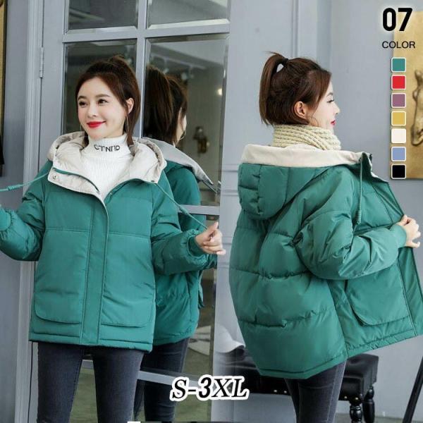 ダウンコート レディース 秋冬 アウター コート フード付き ダウン
