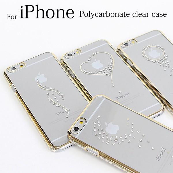 Iphone6s ケース カバー ハードケース Pcケース デコ クリア キラキラ ラインストーン おしゃれ アイフォン 品番 P 01 P 01 Iphoneケースカバーのtomsawyer 通販 Yahoo ショッピング