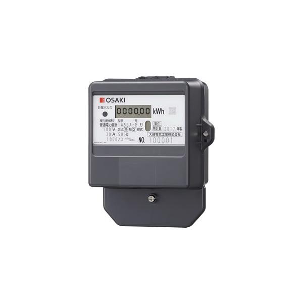 大崎電気工業 A5EA-R 100V 30A 50Hz 電力量計 E-FMシリーズ 単相 大崎電気工業 A5EA-R 100V 30A 50Hz 電力量計 E-FMシリーズ 単相
