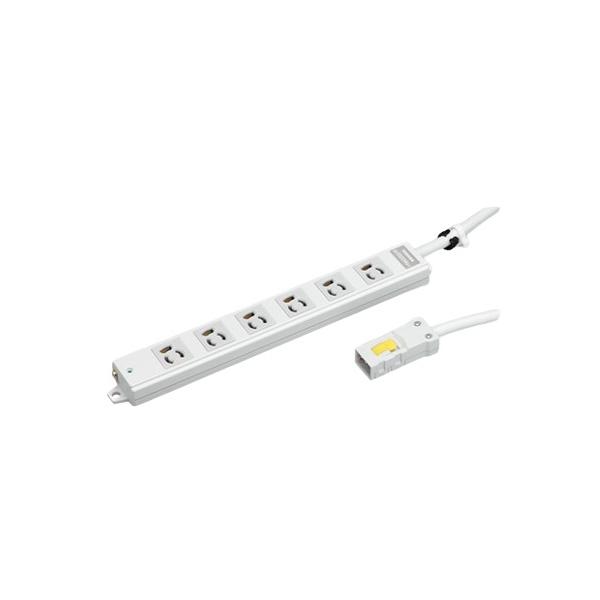 東芝ライテック OAタップ 6個口 抜け止め形 コード長 3M DH8126EN-3 qqffhab TOSHIBA 東芝ライテック DC8126EN-3 ハーネス用OAタップ6コ口