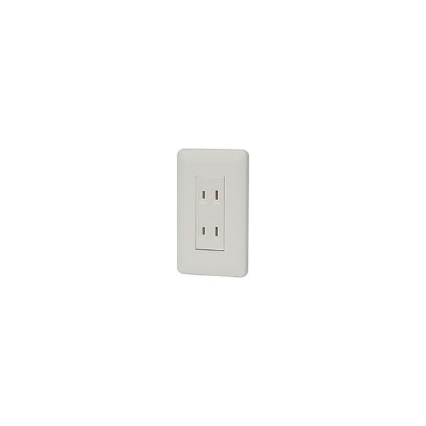 神保電器 WJ03401PW J・WIDEシリーズ ダブルコンセント セット品