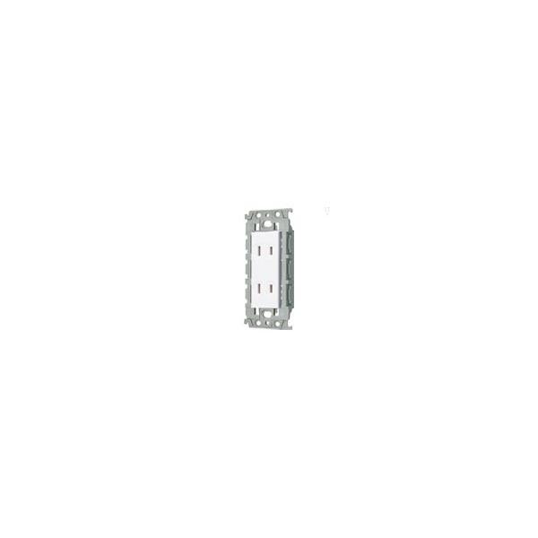 パナソニック WTL150249W アドバンスシリーズ埋込ダブルコンセント(絶縁枠付)(セラミックホワイト)