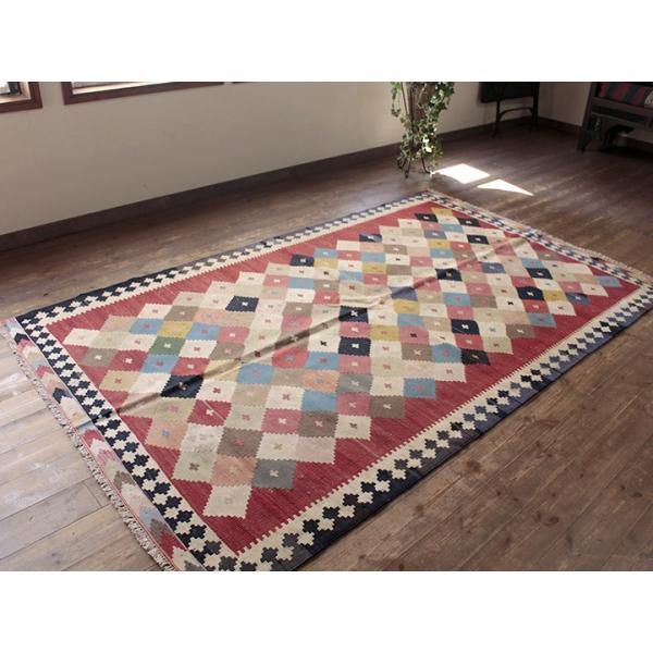 オールドキリム シラーズ/カリヨラ 239x142cm カシュカイ族の