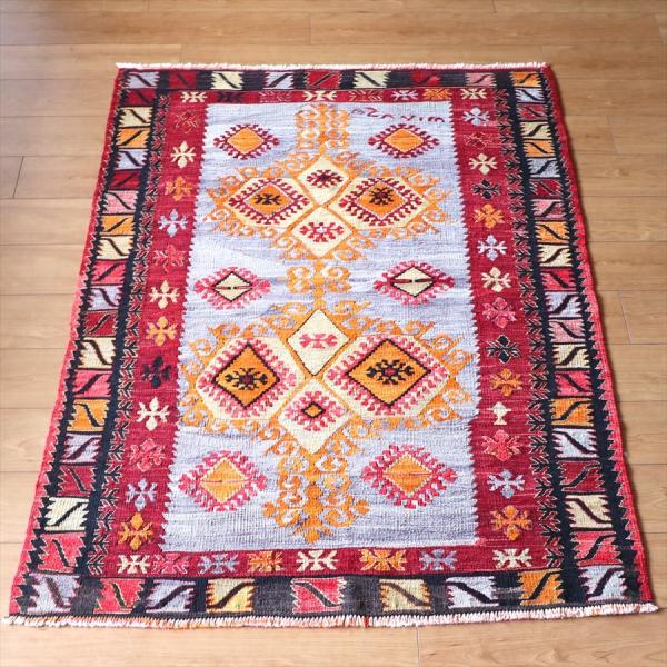 オールドキリム　アフヨン　キリムラグ オールドキリム アフィヨン 149x107cm 2つの星