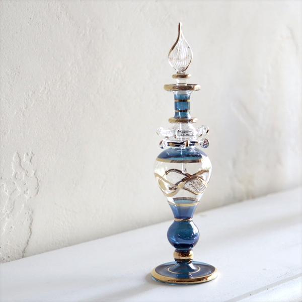エジプト ガラス 香水瓶 クレオパトラ ブルー : インプレッションオブ