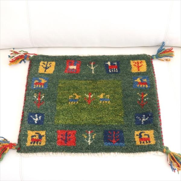 サイン・掲示用品 パネル ギャッベ Gabbeh イラン製手織り 座布団