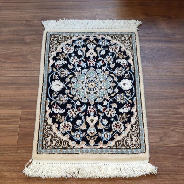 ナイン産 9la ペルシャ絨毯 92×60cm ペルシャ絨毯 ナイン産 約160×103㎝ （9la） | pasargad rugs