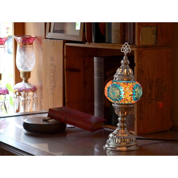 55 以上節約 モザイクランプ トルコランプ モザイクテーブルランプ シルバー 高さ36cm 直径13cm カラフル E17 15w Programmefidaburundi Org