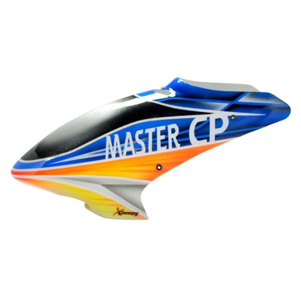Walkera Master CP 専用 特注 エアブラシグラスファイバー ブルー キャノピー XCanopy Airbrush Fiberglass Blue Core Canopy