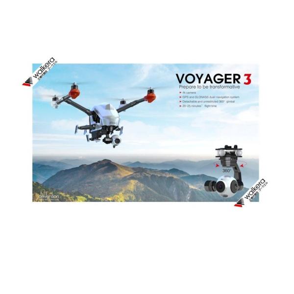 ＜ワルケラ正規代理店＞Walkera Voyager3  クアッドコプター ドローン(Devo-F12E/ 1080Pカメラ/ジンバル/バッテリー/充電器/GCS デバイス)ケース付