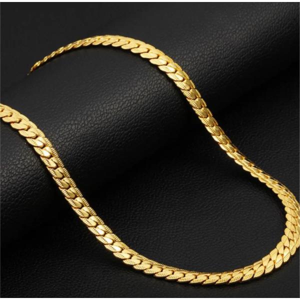 ネックレス 喜平 ゴールド柄 18k メンズ レディース キヘイ チェーン