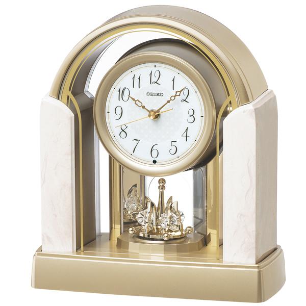 SEIKO置き時計　アナログ　電波時計　BY236G SEIKO（セイコー） SEIKO BY236G 置き時計 電波時計 連続秒針 スイープ
