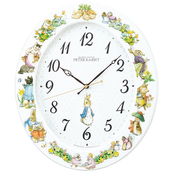 SEIKO ピーターラビット掛時計 電波掛時計 CL615W SEIKO セイコー CL615W 壁掛け時計 掛け時計 ピーターラビット