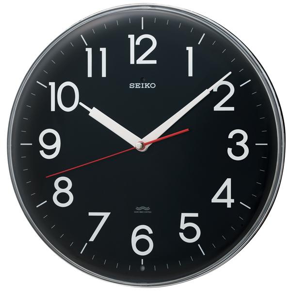 SEIKO セイコー KX301K 壁掛け時計 掛け時計 電波時計 連続秒針