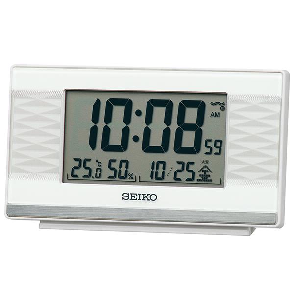 SEIKO（セイコー） SEIKO SQ791W 目覚まし時計 電波時計 デジタル