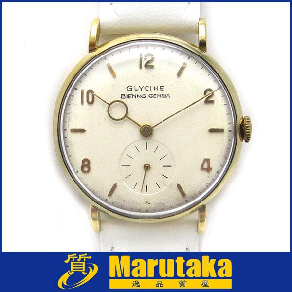 GLYCINE（グリシン） 手巻 18K ラウンド ウォッチ GLYCINE 18石 BIENNG 