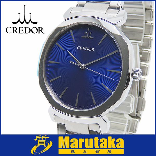 超希少　CREDOR　ブルーオパール　腕時計 Linealx 送料無料 セイコー クレドール リネアルクス クォーツ