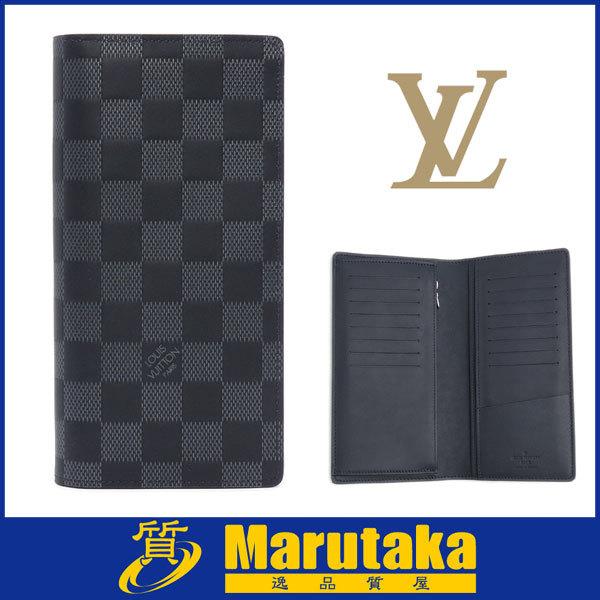 LOUIS VUITTON 【ルイヴィトン】 ポルトフォイユ・ブラザ ダミエ
