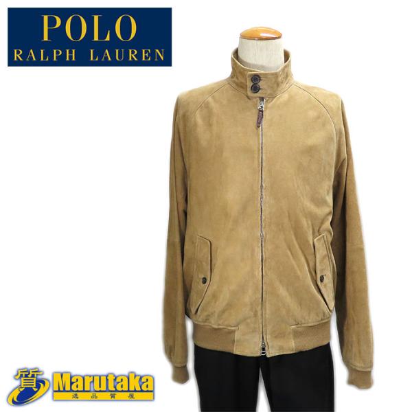 希少 ポロラルフローレン イタリア製 ゴートスキン スエードシャツ