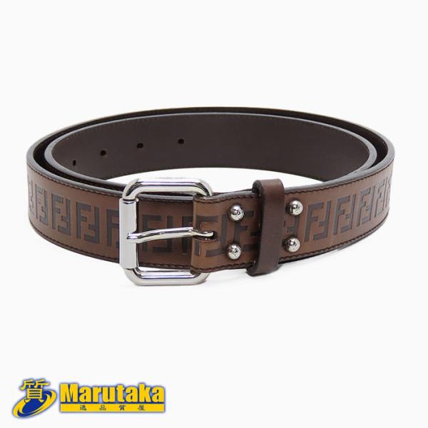 FENDI（フェンディ） 送料無料 メンズ ベルト 36/90 ズッカ レザー