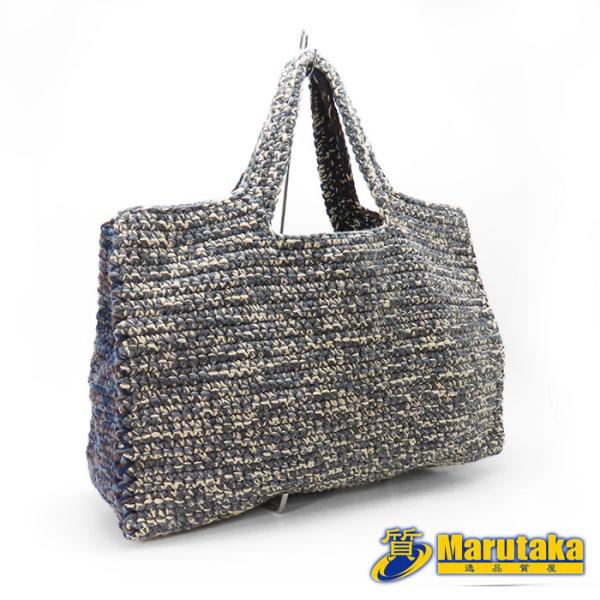 ダニエラグレジス DANIELA GREGIS 裂き編み ハンド トートバッグ 送料無料 DANIELA GREGIS ダニエラグレジス 裂き編み ニット トート