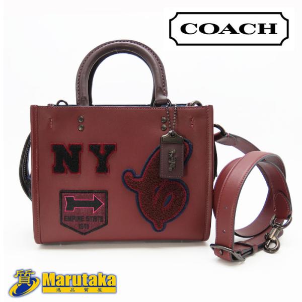 COACH（コーチ） 送料無料 ローグ25 CG214 ヴァーシティ パッチ 2WAY