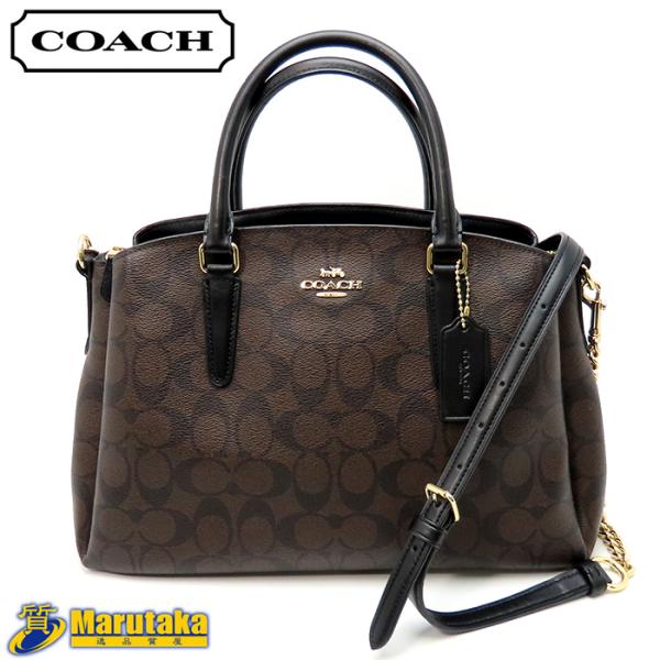 【新品】COACHコーチ2way ハンドバッグ　ショルダーPVC シグネチャー COACH コーチ F29683 シグネチャー 2WAY ハンドバッグ PVC
