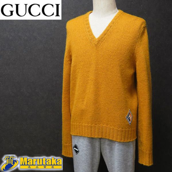 GUCCIメンズセーター GUCCI（グッチ） 【グッチ】メンズ Gランバス ニット 571545 XKA05