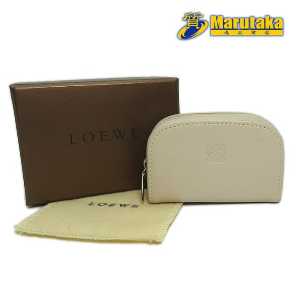 【 ロエベ LOEWE 】 アナグラム ケース 箱付 小銭入れ 財布 アイボリー 中古 71-0052 逸品質屋 丸高 甲子園店 送料無料 質屋出品 兵庫県 西宮市 甲子園 実店舗あります ハイブランド ブランド 人気 誕生日 記念日 父の日 母の日 プレゼント おしゃれ LOEWE（ロエベ） 【 ロエベ 】 アナグラム コインケース 箱付 小銭入れ