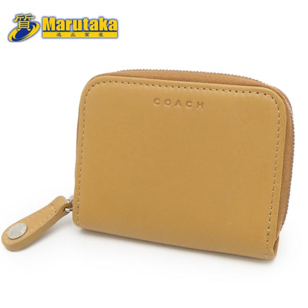 COACH（コーチ） コインケース ラウンドファスナー 小銭入れ レザー