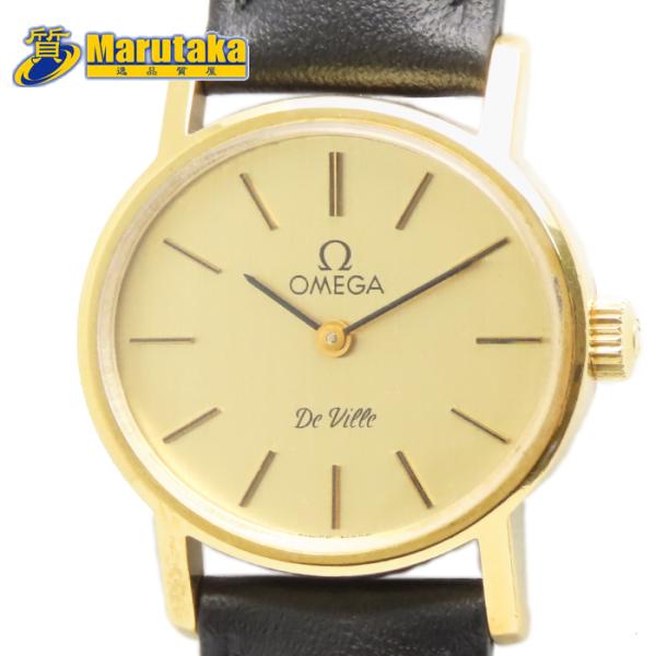 ✨OMEGA✨オメガ✨Deville✨ゴールド文字盤✨ヴィンテージ✨腕時計✨ ippin78marutaka_a23-11-1