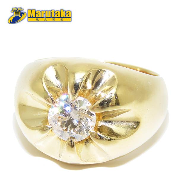 【まあや】証明書あり　18金ホワイトゴールド　ダイヤモンドリング　10号 ダイヤモンド リング K18 18号 鑑別書 1.242ct 30.47g YG 750 指輪