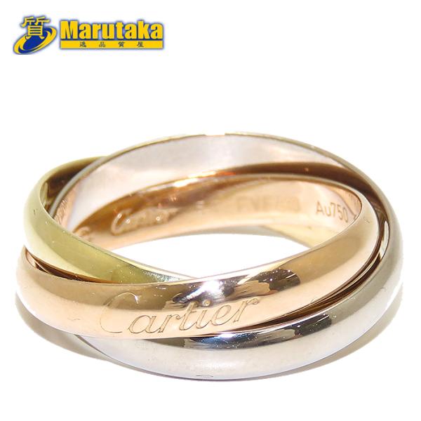 カルティエ　トリニティリング　RVX988 54(14号) 楽天市場】カルティエ トリニティリング/XS#45(日本サイズ5号